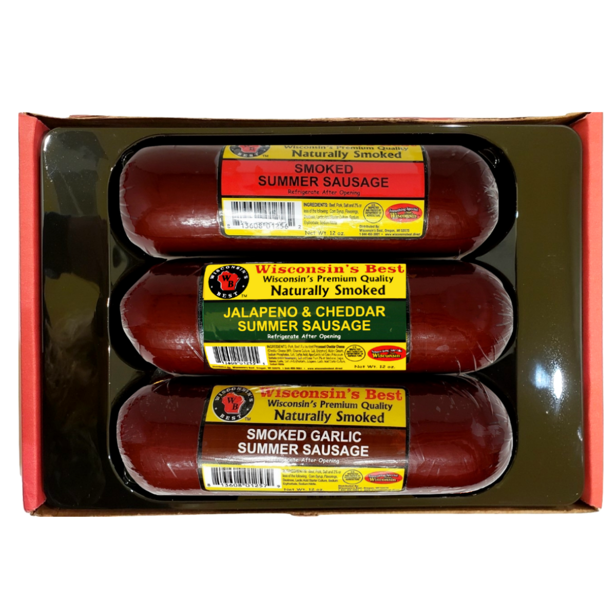 Roasted Garlic Mini Summer Sausage - 100 Case Pack