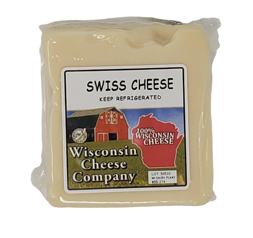 block of swiss cheese