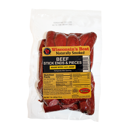 Pack of beef stick ends and pieces