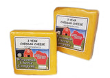 3 Year Aged Cheddar Cheese Blocks, 7.75 oz. Per Block, Wisconsin Cheese Company™