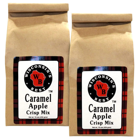 Wisconsin's Best Caramel Apple Crisp Mix, 16 oz. (Pack of 2)