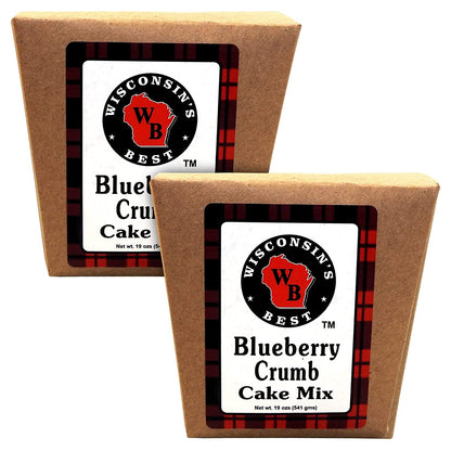 Wisconsin's Best Blueberry Crumb Cake Mix