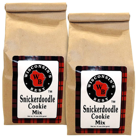 Wisconsin's Best Snickerdoodle Cookie Mix, 16 oz. (Pack of 2)