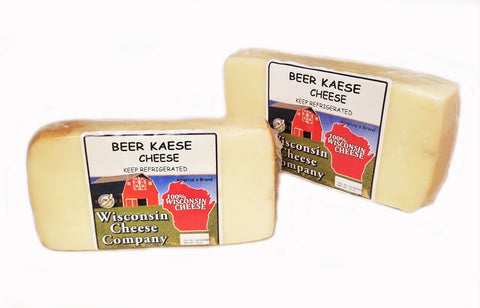 Beer Kaese Cheese Blocks, 7.5 oz. Per Block, Wisconsin Cheese Company™