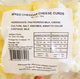 Mixed Cheese Curds, 10 oz. Per Pack, Wisconsin Cheese Company™