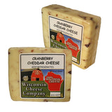 Cranberry Cheddar Cheese Blocks, 7 oz. Per Block, Wisconsin Cheese Company™Great for Cheese Boards
