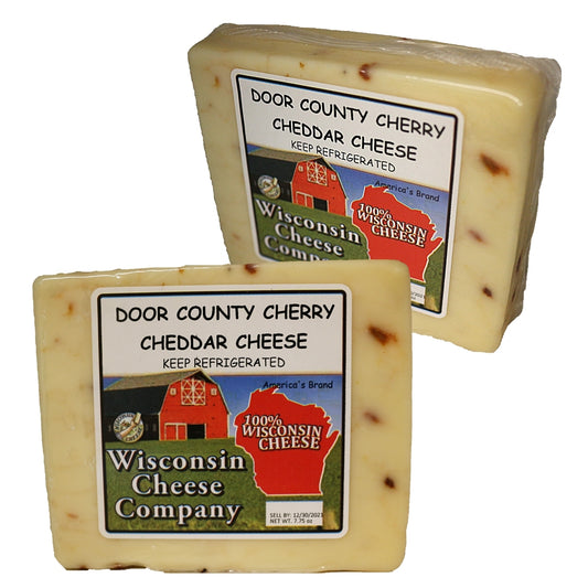 Wisconsin Cherry Cheddar Cheese Blocks