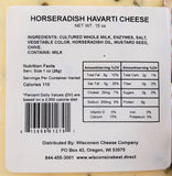 Horseradish Havarti Cheese Blocks, 15 oz. Per Block, Wisconsin Cheese Company™ Cheese and Cracker Snack