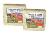 Onion & Chive Cheddar Cheese Blocks, 7.5 oz. Per Block, Wisconsin Cheese Company™