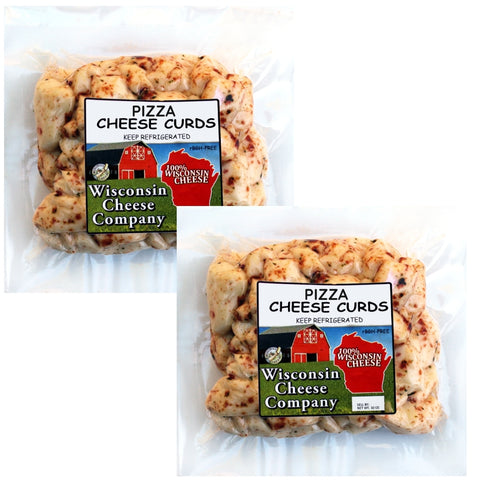 Pizza Cheese Curds, 10 oz. Per Pack, Wisconsin Cheese Company™ Famous and Fresh Cheese Curds, Great Cheese Snacks