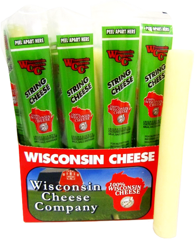 String Cheese Snack Sticks 1 oz. Per Stick, 24 Count Wisconsin Cheese Company™
