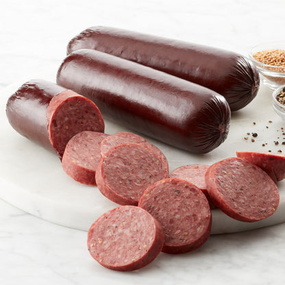 Jalapeno & Cheddar Summer Sausage Hickory Smoked, 12 oz, Wisconsin's Best™ Meat Snack
