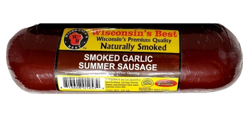 Smoked Garlic Summer Sausage