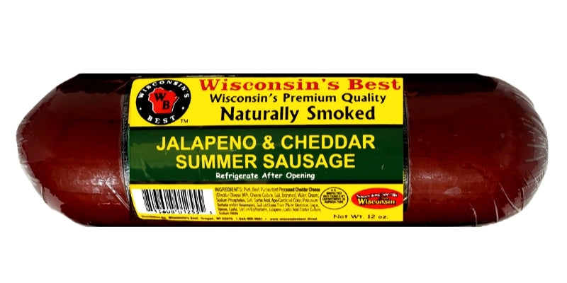 Jalapeno and Cheddar Summer Sausage