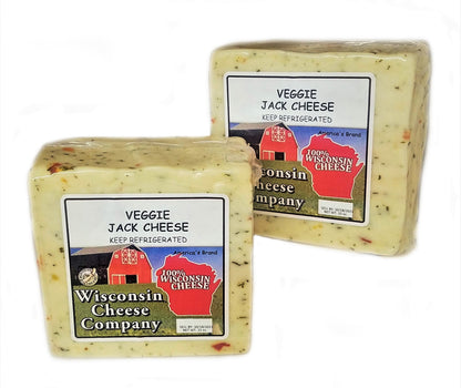 Veggie Jack Cheese Blocks, 15 oz. Per Block, Wisconsin Cheese Company™ Cheese and Crackers
