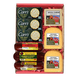Wisconsin Cheese Company's Famous Big Deluxe Elite GOUDA Cheese, Sausage & Cracker Gift Box, Great Holiday Charcuterie Gift Baskets