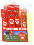 Sharp Cheddar Cheese Snack Sticks, 1 oz. Per Stick, 24 Count, Wisconsin Cheese Company™